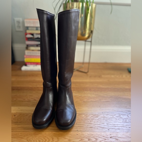 & Other Stories Shoes - Brown leather riding boots - worn once!